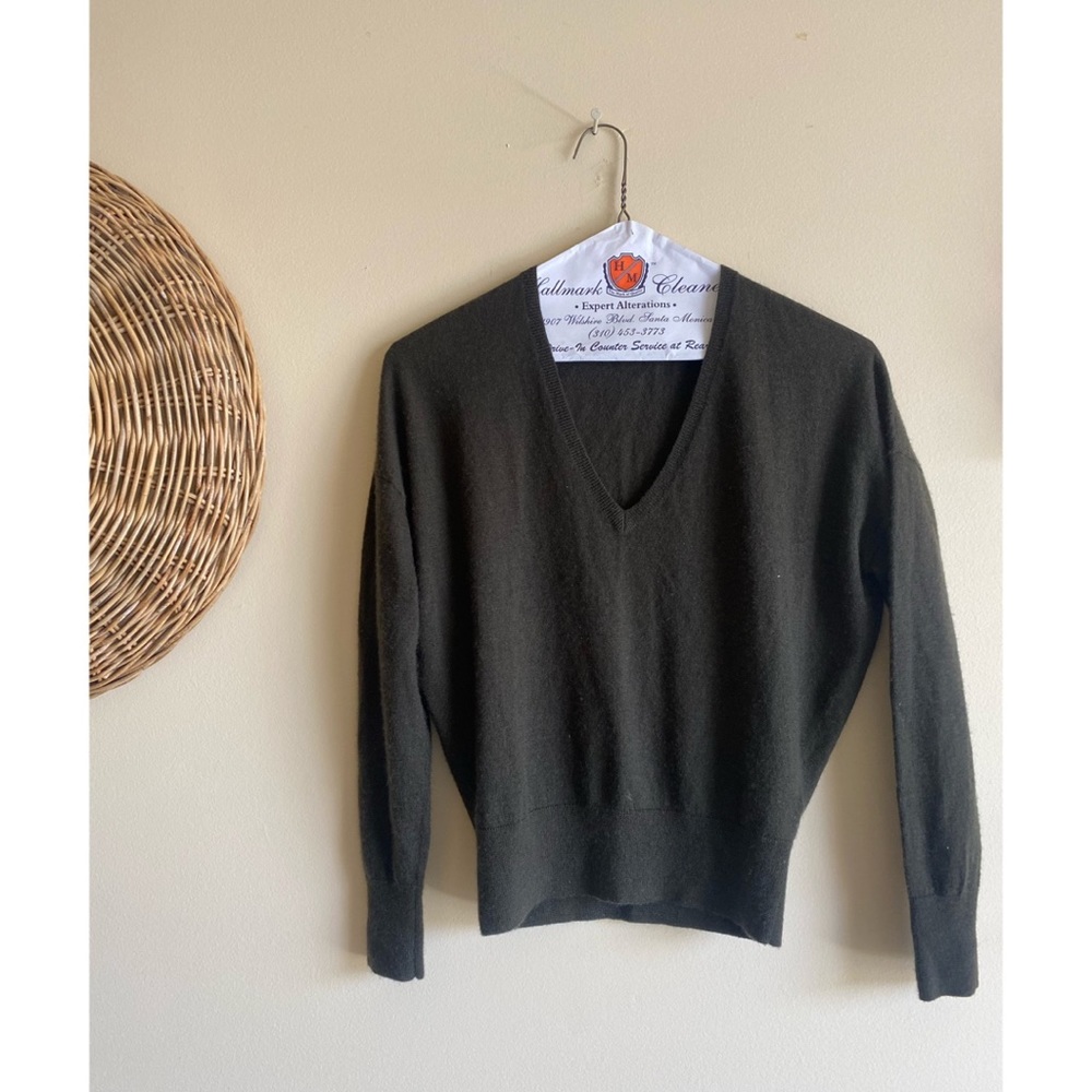 James Perse Cropped Cashmere Sweater